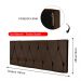 Cabeceira Parede Capitonê Estofado Suede Cama Box Queen 1,60 Quarto Casal Decoração Retrô - Marrom - RPM