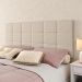 Cabeceira Suspensa Decoração Quarto Cama Casal Queen 1,60 Bia - Linho Bege - Lojas RPM
