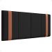 Cabeceira Suspensa Estofada Parise Cama Box Queen 1,60 Decoração Clássica Quarto Casal Proteção Parede Preto Suede - Lojas RPM