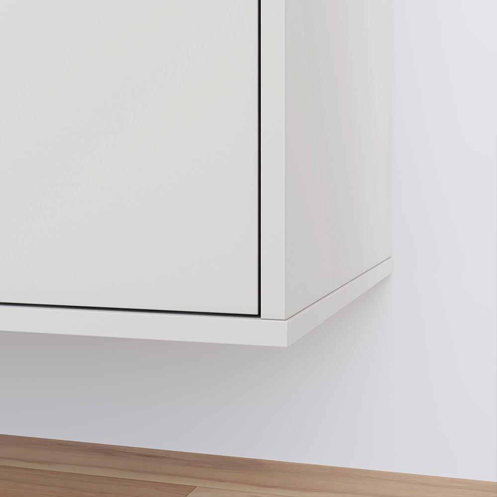Conjunto Cozinha Completa Armário e Aparador Buffet Suspenso Organizador Nicho 3 Portas Jéssica - Branco - Lojas RPM