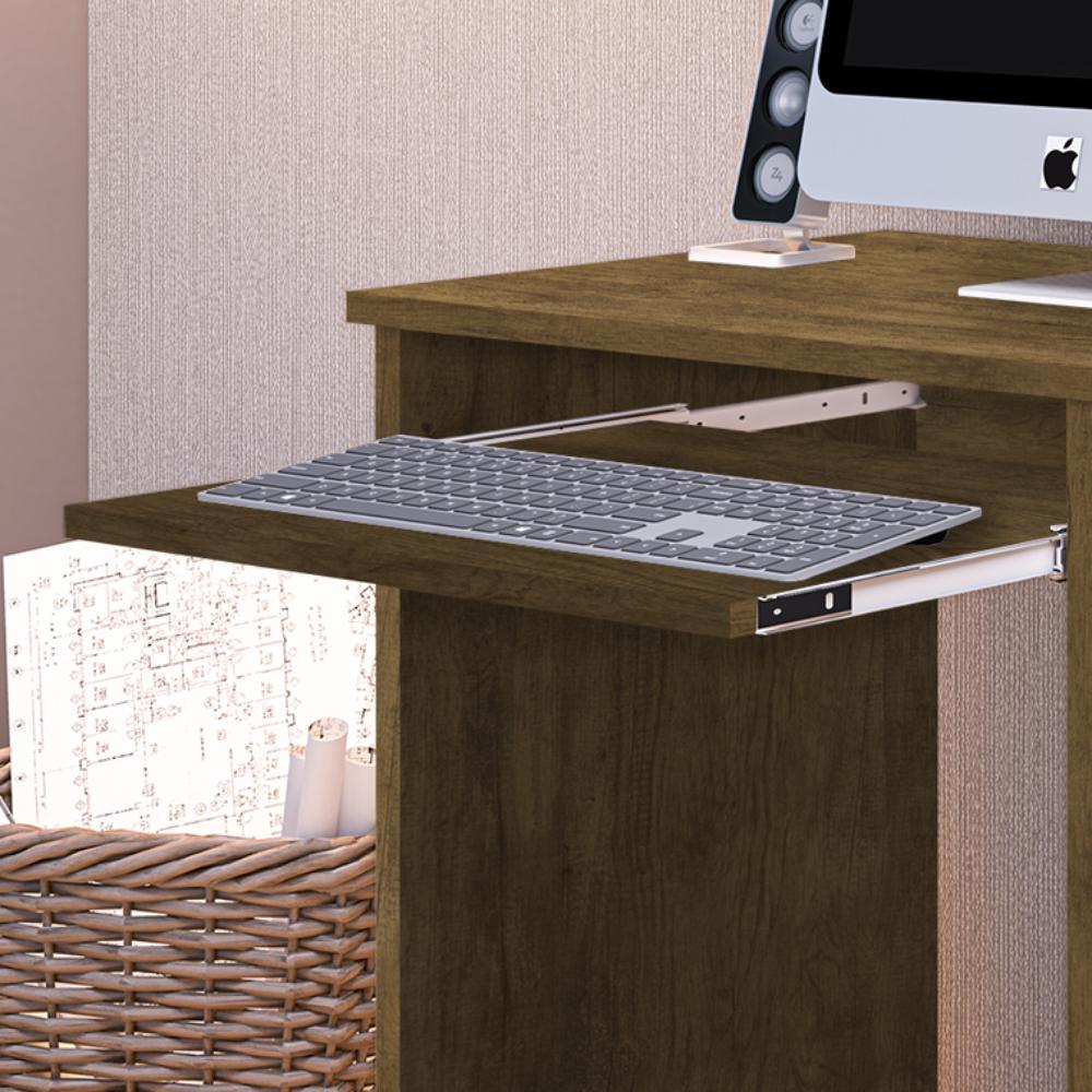 Escrivaninha Inglaterra Mesa Computador PC Notebook Suporte Teclado CPU Nicho Canto Quarto home Office – Jequitibá - RPM