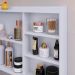 Espelheira Armário Banheiro 60 cm Espelho Porta Prateleira Organizadora Lavabo Luxo - Branco