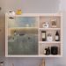 Espelheira Armário de Banheiro 1 Porta Prateleira Espelho Off White Kit Acessórios Lavabo 4 Peças Aço Inox Rose Gold - RPM