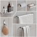 Espelheira Suspensa Armário Banheiro Prateleira Organizadora Cinza Kit Acessórios Lavabo 6 Peças Resistente Premium Cromado - RPM