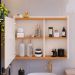 Espelheira Suspensa Armário Banheiro Prateleira Organizadora Off/Cinamomo Kit Acessórios Lavabo 6 Peças Resistente Premium Rose - RPM