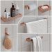 Espelheira Suspensa Armário Banheiro Prateleira Organizadora Off/Cinamomo Kit Acessórios Lavabo 6 Peças Resistente Premium Rose - RPM