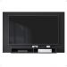 Estante Painel Home Suspenso TV Smart 42 Polegadas Nicho Eletrônico Sala Quarto Pequeno Decoração Retrô Manhattan - Preto - RPM