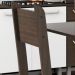Jogo 2 Cadeiras Para Mesa de Jantar Milano MDF Assento Estofado Espuma D11 Pés Retrô Cozinha Moderna Amêndoa/Savana