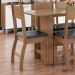 Jogo 2 Cadeiras Para Mesa de Jantar Milano MDF Assento Estofado Espuma D11 Pés Retrô Cozinha Moderna Carvalho/Preto