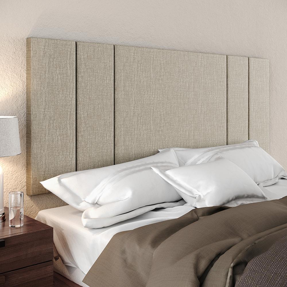 Jogo Quarto 2 Mesas Organizadora Fantasy Off White/Cinamomo Prateleira Nicho Cabeceira Luana Suspensa Cama Box Queen Size 1,60 Bege Linho - Lojas RPM