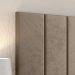 Jogo Quarto 2 Mesas Organizadora Fantasy Off White/Cinamomo Prateleira Nicho Cabeceira Luana Suspensa Cama Box Queen Size 1,60 Bege Suede - Lojas RPM