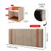 Jogo Quarto Casal 2 Mesas Cabeceira Suspensa Madri Divisória Superior Off White/Cinamomo Painel Estofado Parise Cama Box 1,40 Bege Suede - Lojas RPM