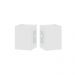 Kit 2 Arandelas de Parede Plus 1104 Branco com Focos - RPM Móveis
