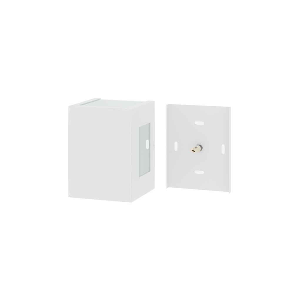 Kit 2 Arandelas de Parede Plus 1104 Branco com Focos - RPM Móveis