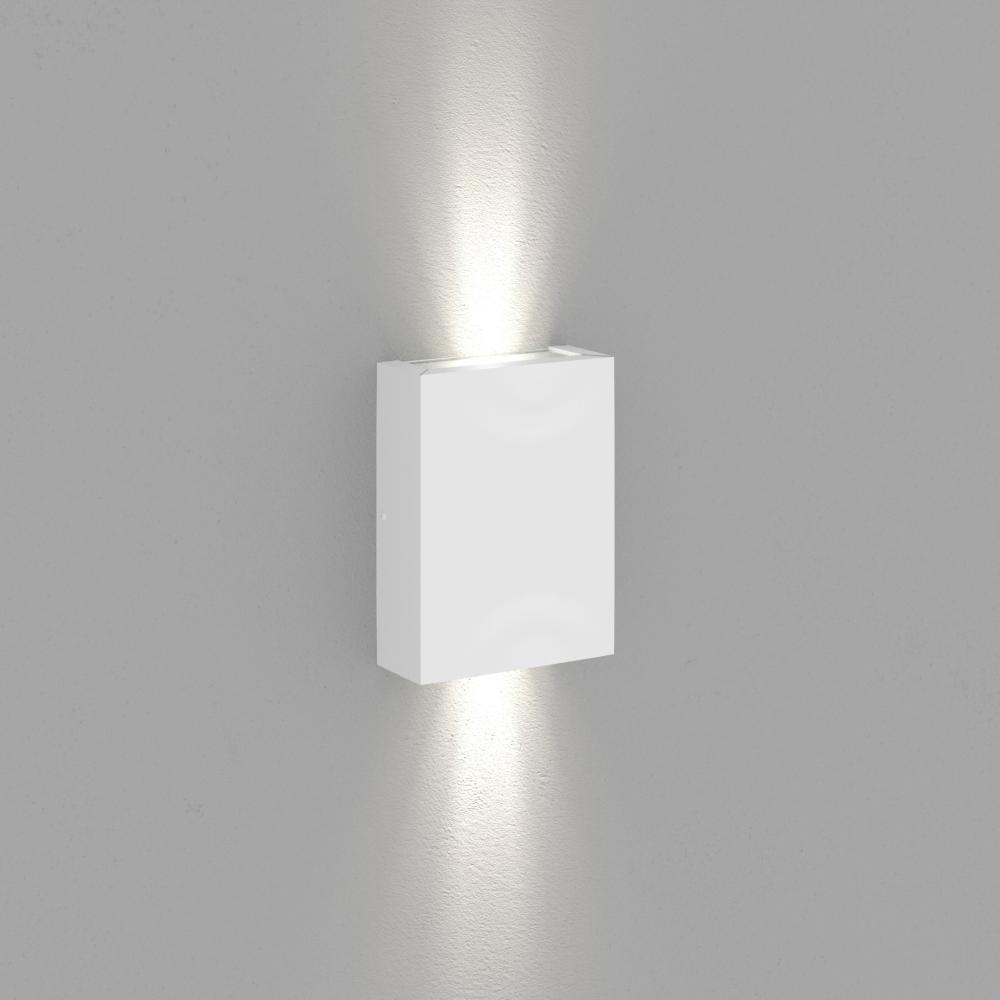Kit 2 Arandelas de Parede Slim 1301 Branco com Focos - RPM Móveis