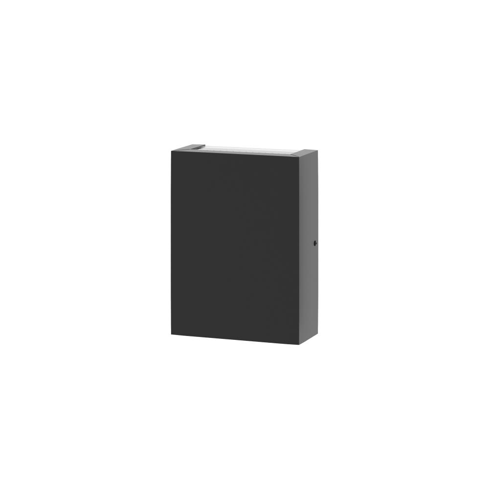 Kit 2 Arandelas de Parede Slim 1301 Preto com Focos - RPM Móveis