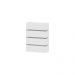 Kit 2 Arandelas de Parede Slim 1303 Branco com Focos e 3 Frisos - RPM Móveis