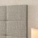 Kit 2 Mesas Suspensa Madri Off/Cinamomo Nicho Aparador Lateral Cabeceira Bia 1,60 Painel Cama Box Queen Size Bege Linho Quarto