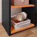 Kit 2 Mesinhas Bella Lateral Prateleira Preto/Cinamomo Cabeceira Parise Suspensa Cama Box Queen Size 1,60 Estofada Suede - Lojas RPM