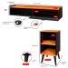 Kit 2 Mesinhas Cabeceira Charme Mesa Lateral Cama Penteadeira Suspensa Decor Puxador Concha Nicho Organizador Preto/Cinamomo - Lojas RPM