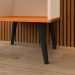 Kit 2 Mesinhas Cabeceira Off White/Cinamomo Nicho Prateleira Organizadora Painel Suspenso Parise Cama Box Casal 1,40 Bege Suede - Lojas RPM