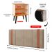 Kit 2 Mesinhas Cabeceira Off White/Cinamomo Nicho Prateleira Organizadora Painel Suspenso Parise Cama Box Casal 1,40 Bege Suede - Lojas RPM