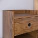 Kit 2 Mesinhas Decore Freijó Nicho Porta Objetos Pés Palito Cabeceira Suspensa Júlia Cama Box King 1,95 Marrom Suede - Lojas RPM