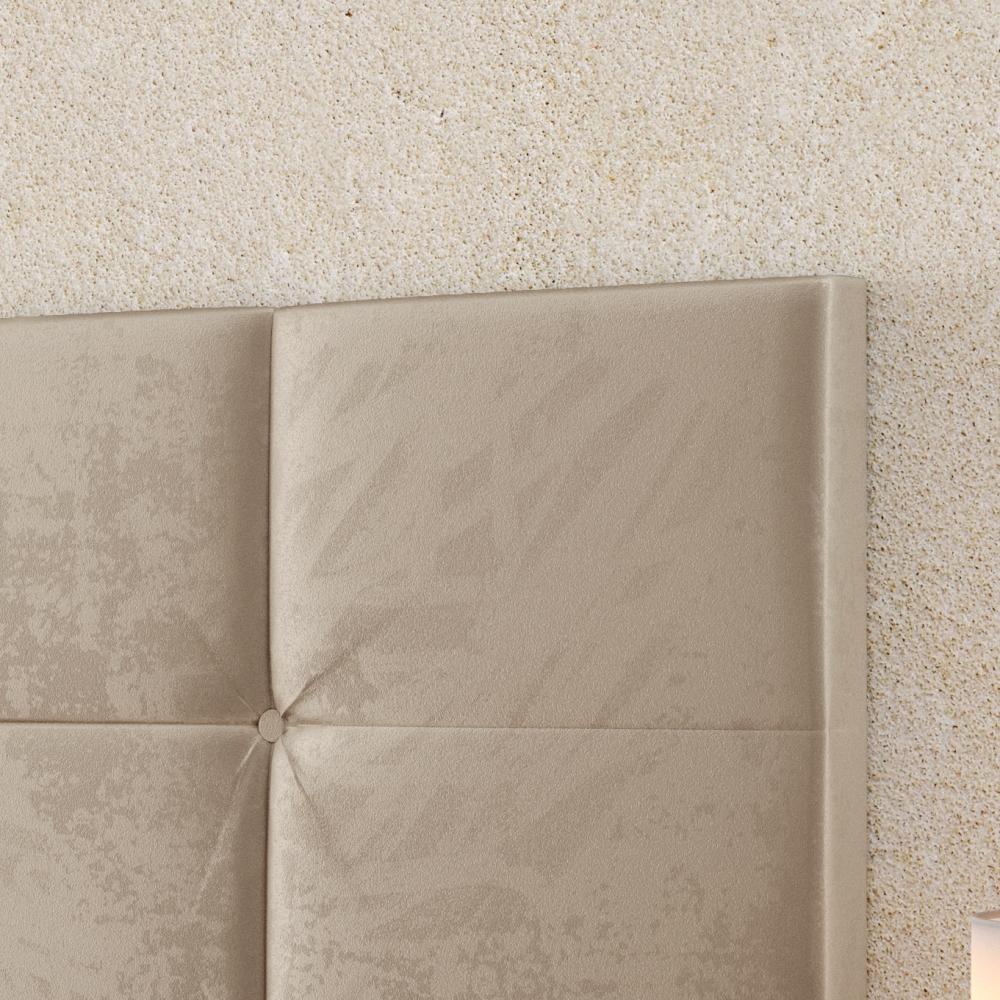 Kit 2 Mesinhas Decore Off White Nicho Porta Objetos Pés Palito Cabeceira Suspensa Bia Cama Box King 1,95 Areia Suede - Lojas RPM