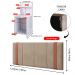 Kit 2 Mesinhas Fantasy Branco Compacta Prateleira Cabeceira Parise Suspensa Detalhe Lateral Cama Box Casal 1,40 Bege Suede - Lojas RPM