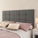 Kit 2 Mesinhas Lateral Charme Nicho Cinza/Cinamomo Cabeceira Suspensa Bia 1,60 Cama Queen Decoração Quarto Casal Linho - Lojas RPM