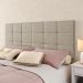 Kit 2 Mesinhas Lateral Charme Nicho Off White/Cinamomo Cabeceira Suspensa Bia 1,60 Cama Queen Decoração Quarto Casal Bege Linho - Lojas RPM