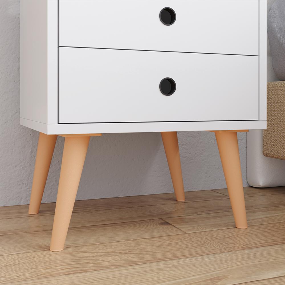 Kit 2 Mesinhas Lateral Painel Tv 32 Polegadas Prateleira Suspensa Cabeceira Cama Box Casal 1,40 Branco Corino - Lojas RPM