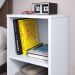 Kit 2 Mesinhas Pequena Charme Jogo Quarto Casal Cabeceira Bia Cama Box King Size 1,95 Branco Corino - Lojas RPM