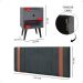 Kit 2 Mesinhas Pequena Decore Nicho Gaveta Organizadora Cabeceira Suspensa Cama Box Casal Detalhe Lateral Cinza Suede - Lojas RPM