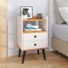 Kit 2 Mesinhas Retrô Dream Cabeceira Quarto Cama Box Casal 1,40 Júlia Suede Painel Tv 48 Polegadas Samba Off White/Cinamomo Decoração Sala - Lojas RPM