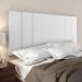 Kit 2 Mesinhas Suspensa Prateleira Nicho Madri Retrô Cabeceira Estofada Módulo Cama Box Casal Luana Queen 1,60 Branco