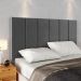 Kit 2 Mesinhas Suspensas Madri Nicho Divisória Porta Celular Cinza/Cinamomo Cabeceira Cama Box Queen Size Julia 1.60 Cinza Suede - Lojas RPM