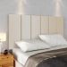 Kit 2 Mesinhas Suspensas Madri Nicho Divisória Porta Celular Off White/Cinamomo Cabeceira Cama Box Queen Size Julia 1.60 Areia Suede - Lojas RPM