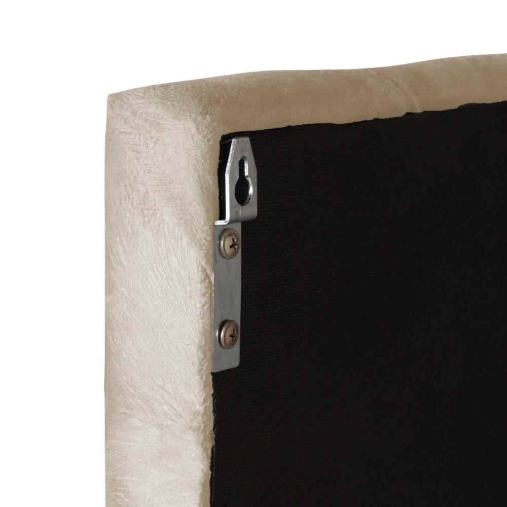 Kit 2 Mesinhas Suspensas Madri Nicho Divisória Porta Celular Off White/Cinamomo Cabeceira Cama Box Queen Size Julia 1.60 Areia Suede - Lojas RPM