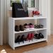 Kit 2 Sapateiras Recamier Quarto Branco Cabeceira Suspensa Cama Box Queen Size 1,60 Almofadada Corino - Lojas RPM