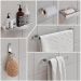 Kit Acessórios Banheiro Completo 6 Peças Inox Lavabo Premium - Cromado - Lojas RPM