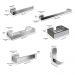 Kit Acessórios Banheiro Completo 6 Peças Inox Lavabo Premium - Cromado - Lojas RPM