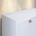 Kit Aparador Truzzi 3 Portas Cantinho Café Buffet Madero Adega Barzinho Retrô Decoração Sala Branco - Lojas RPM