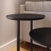 Kit Casa Aparador Buffet Dallas Cantinho Café Mesa Apoio Lateral Luiza Pés Ferro Decoração Sala Estar Preto - Lojas RPM