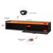 Kit Espelheira Genova Prateleira Porta Itens Banheiro Rack Suspenso Classic Puxador Concha Multiuso Sala Quarto Preto/Cinamomo - Lojas RPM