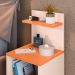 Kit Quarto 2 Mesas Cabeceira Mesinha Fantasy Lateral Cama Sapateira Vertical Dark Organizadora Calçados Unissex Off White/Cinamomo - Lojas RPM