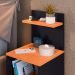 Kit Quarto 2 Mesas Cabeceira Mesinha Fantasy Lateral Cama Sapateira Vertical Dark Organizadora Calçados Unissex Preto/Cinamomo - Lojas RPM
