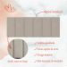 Kit Quarto 2 Mesinhas Charme Off White/Cinamomo Nicho Prateleira Cabeceira Suspensa Julia Bege Suede 1,40 Cama Casal Box - Lojas RPM