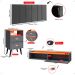 Kit Quarto 2 Mesinhas Mesa Lateral Cama Penteadeira Suspensa Camarim Cinza/Cinamomo Cabeceira King Size 1,95 Estofada Suede - Lojas RPM