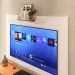 Kit Sala Estar Completa Rack Suspenso Home Classic Painel Star Tv 32 Polegadas Off White/Cinamomo - Lojas RPM